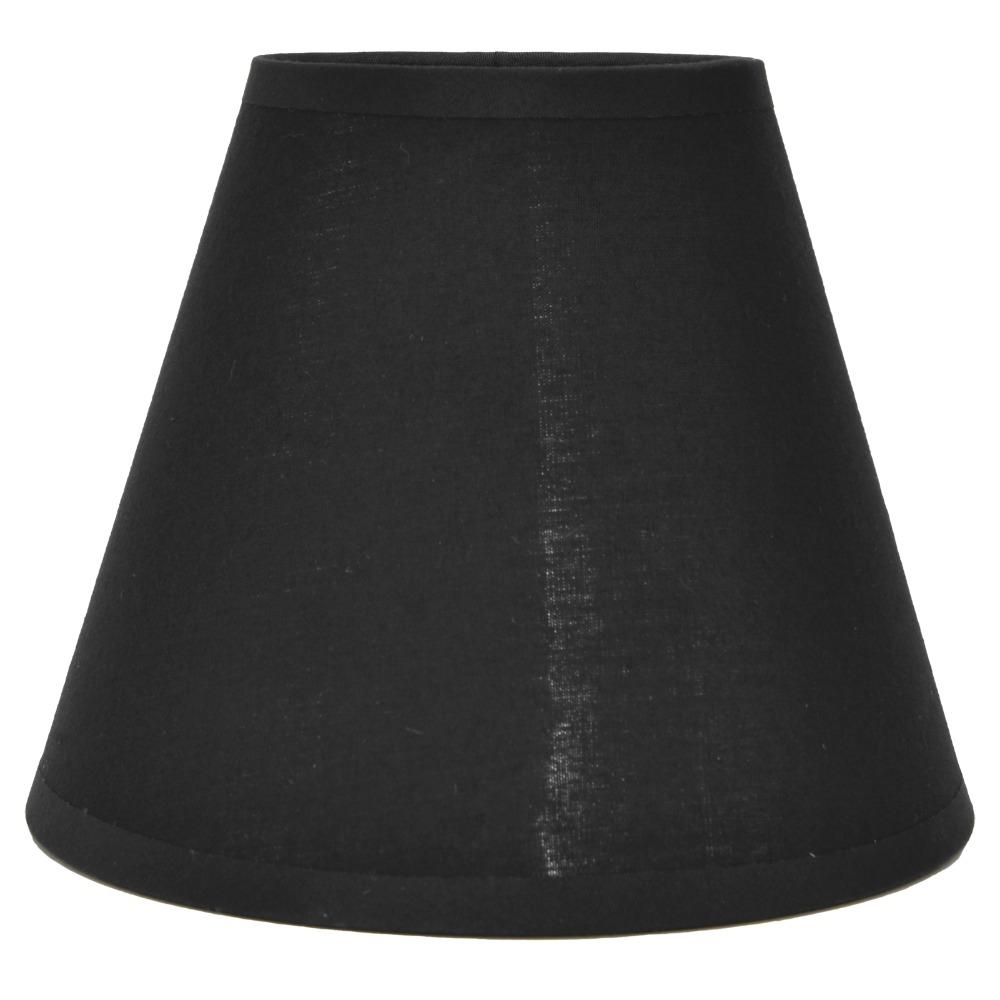 6PCS Black&Gold Lamp Cover Clip On Design Small Lamp Shades Modern Lampshade  Chandelier Replacement