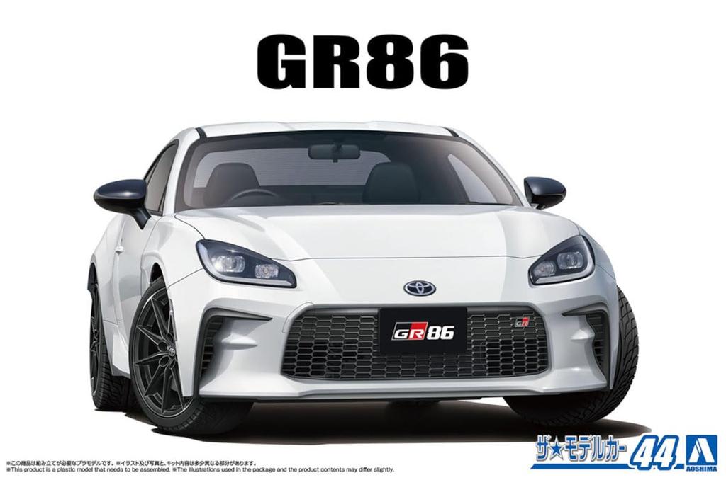 Aoshima Bunka Kyozai The Model Car Series Toyota ZN8 GR86 Plastic Model 1/24 No.44 '21