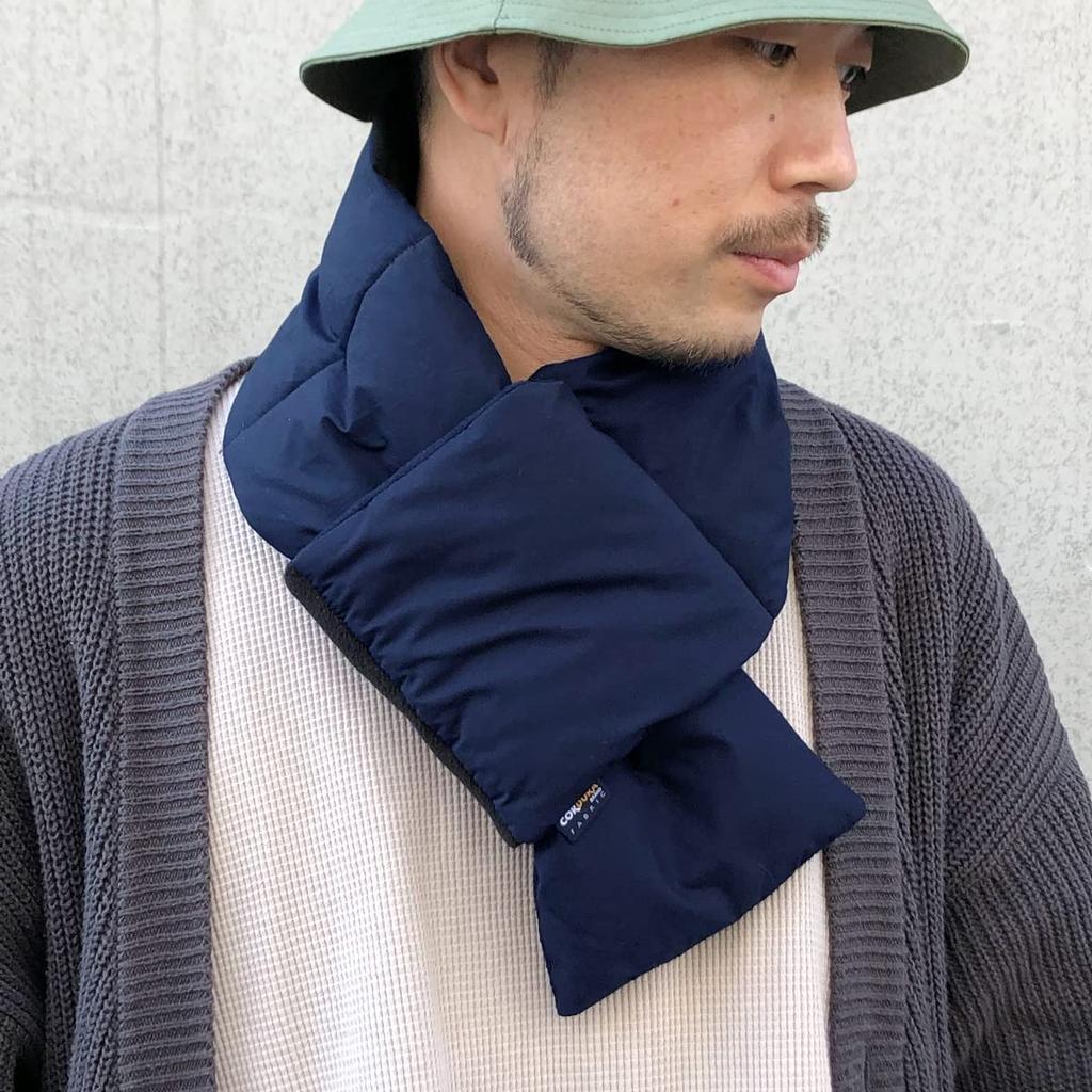 Basic Enchi Cordura Short Made in Cold Weather One Size Fits and Beige Muffler, Japan, Protection, All, Men's Women's,