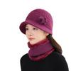 New Autumn and Winter Mother Hat Cold-proof and Warm Knitted Hat Fashionable Hat Fashionable Hat Plus Velvet