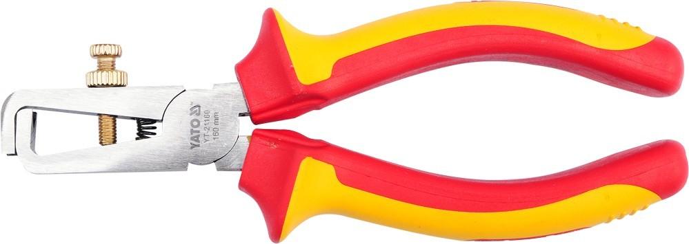 WIRE STRIPPER PLIERS 160MM VDE YT-21160 YATO