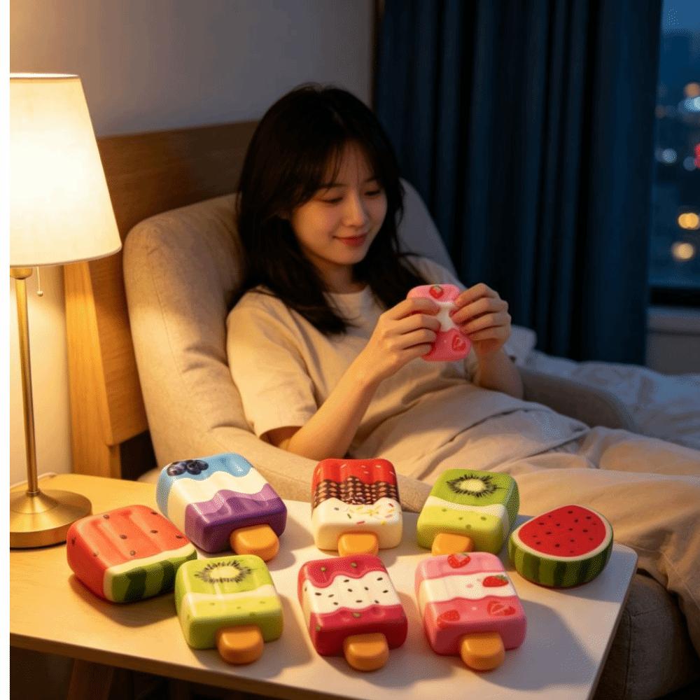 Slow Rising Slow Rebound Toy Simulated Ice Popsicle Reduce Pressure Toy  Summer Party