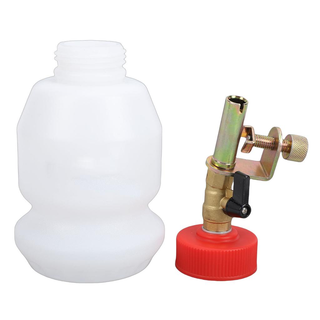 1L Master Cylinder Brake Fluid Refilling Bottle Brake Bleeder Dispensing Tool Kit for Automotive Brake Flush Bleeding