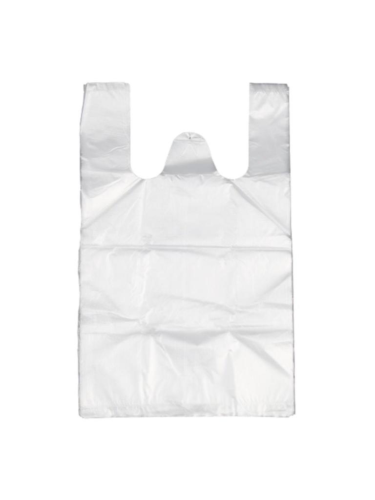 Small Transparent Disposable Plastic Tote Bags for Food Packaging