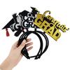 Celebrate Graduation Cap Headband Non-slip Graduation Hat Hairband  Elementary School