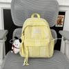 Schoolbag New College Style Female Student School Bag Junior High School College Student Casual Backpack Fashion Versatile Large Capacity Backpack