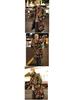 A3 Cotton Padded Hanfu Jacket: Unisex Long Loose Fit, Warm Flower Design, Trendy Cold Protection