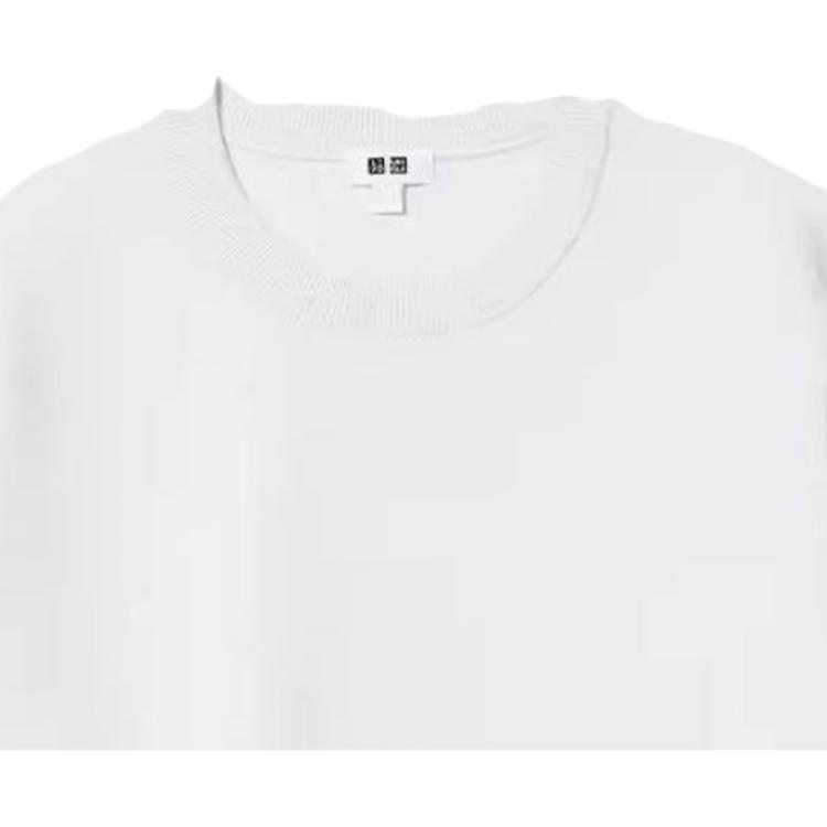 Uniqlo Solid Color Loose Fit Pullover Long Sleeve Knit Sweater Unisex Sweater 453754-01