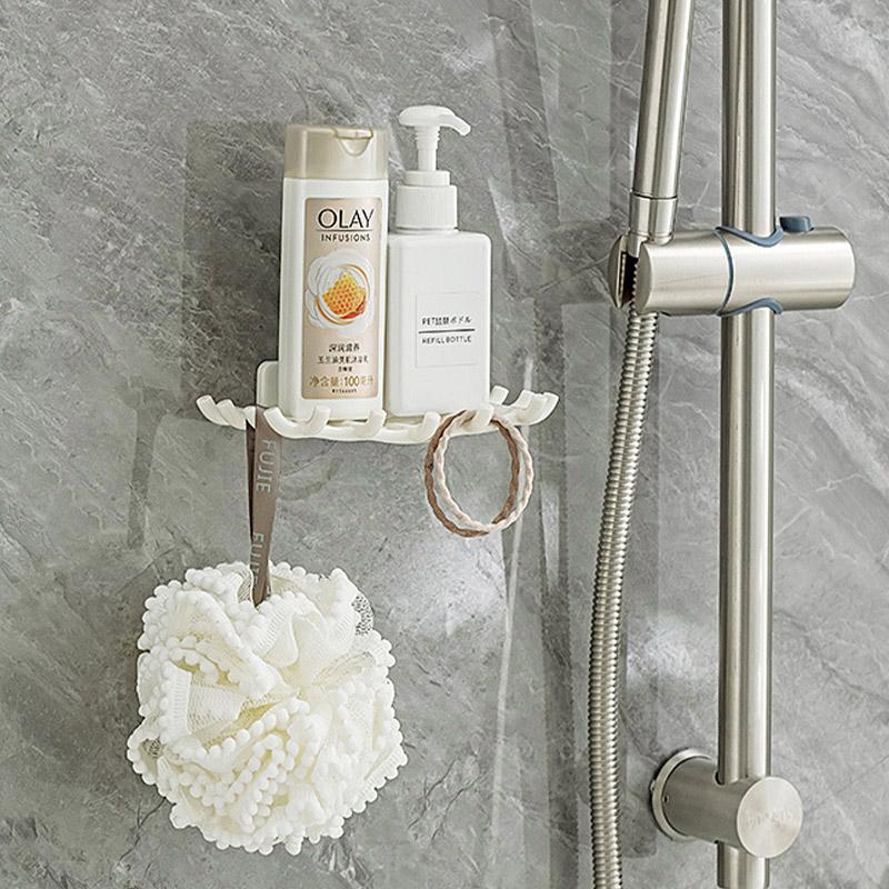 Houseeker Wall Mounted Soap Holder Organiser Rack Bathroom Shower Soap Storage Box Soap Dish Case With Hook