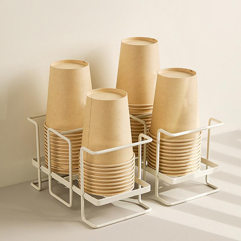 1Pcs Disposable Cup Storage Rack Cup Picker Cup Storage Rack Tea Cup Home Kitchen Paper Cup Display Rack Storage Supplies