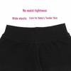 Girls' Ballet and Dance Flat-Legged Black Shorts