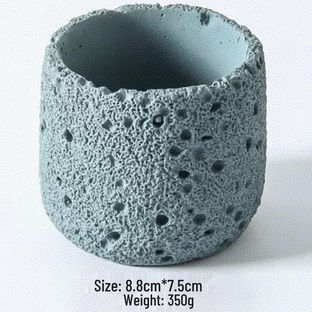 Cross-border Cement Texture Candle & Diffuser Cup - Decorative Aroma Container Ornament
