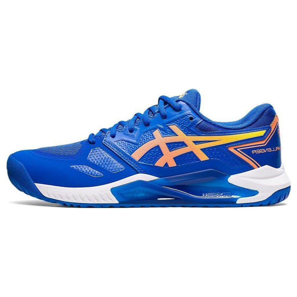 

ASICS Men s GEL-CHALLENGER 13 Tuna Blue Sun Peach Tennis Shoes 1041A397-960 EU 44