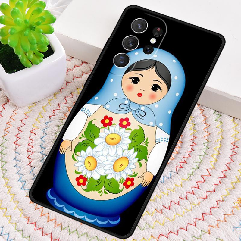Russian Nesting Doll TPU Phone Case For Samsung Galaxy note 10 pro S26 S25 S24 S23 S22 Ultra Plus S21 FE S20 Shockproof Cover