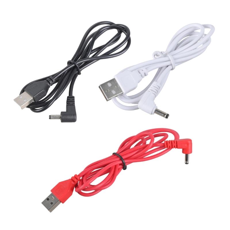 5V USB To 3.5x1.35mm Right Corner Power Cord For Sound Devices LED Radiances Admirers With 1M Plastic Cable