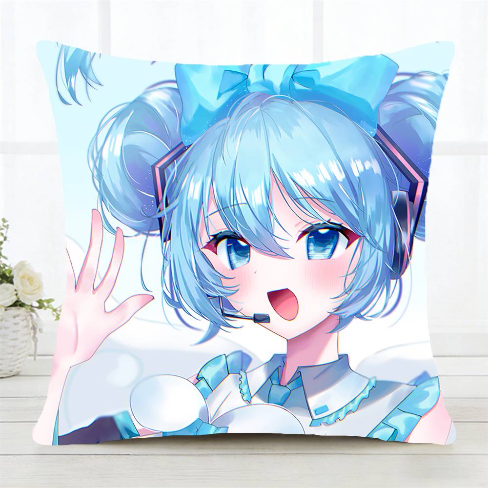 Deep Sea Girl Pillow Case Fashion Square Pillowcase Bedroom Sofa Room Ins Decoration Leisure