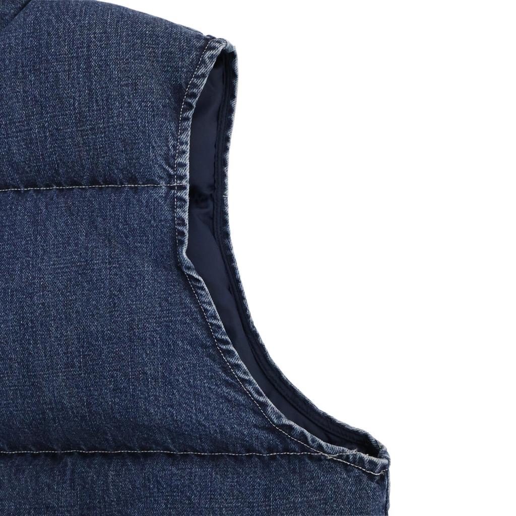 Supreme Nike Denim Puffer Vest Indigo