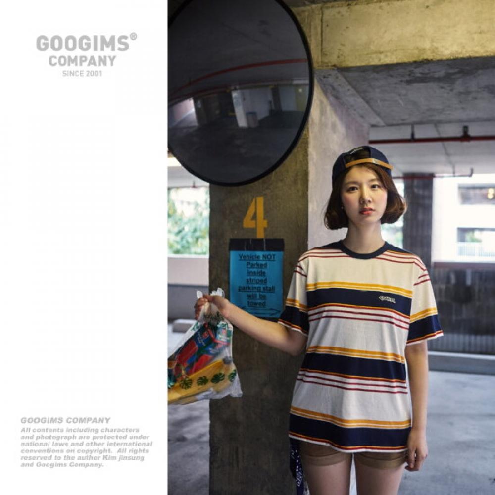Googims STripe ShorT Sleeve T shirT 0716 Iny g18mmrT308