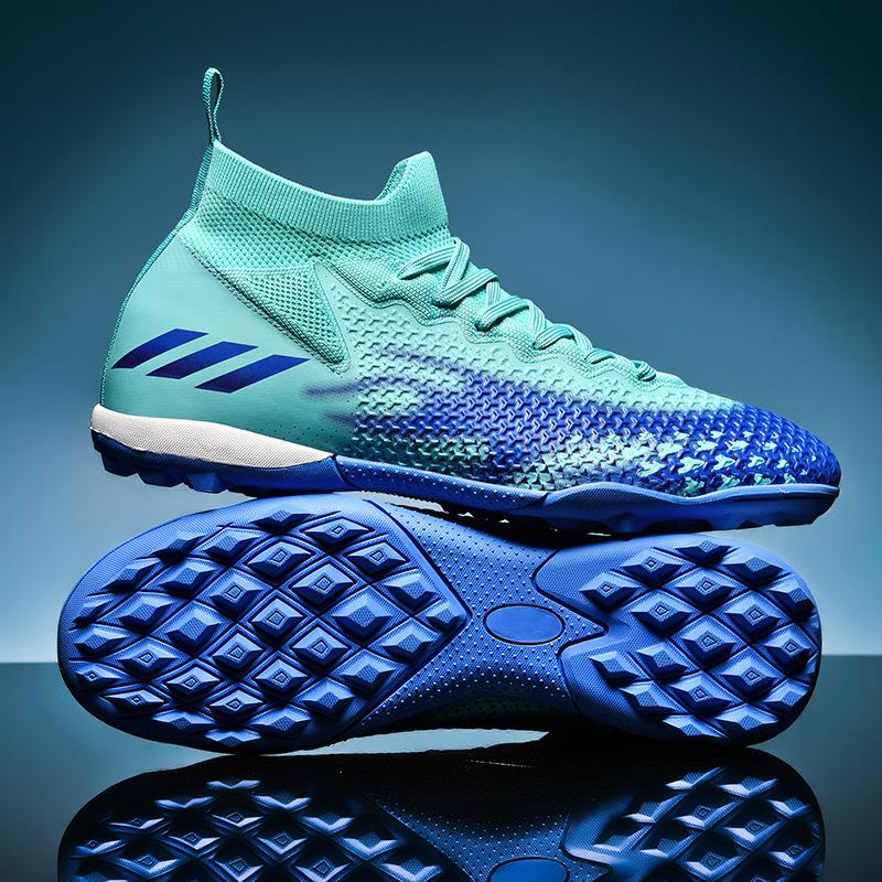 High Top Football Shoes for Men 2023 Autumn Long Nail and Broken Nail Shoes Specifically Designed for Boys' Training Children's Football Shoes