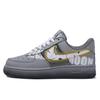 Air Force 1 Low ADCDAVINCI Custom THE MOON Low Top Skateboard Shoes Men's Gray White CW2288-111(TeamM-THEMOON)