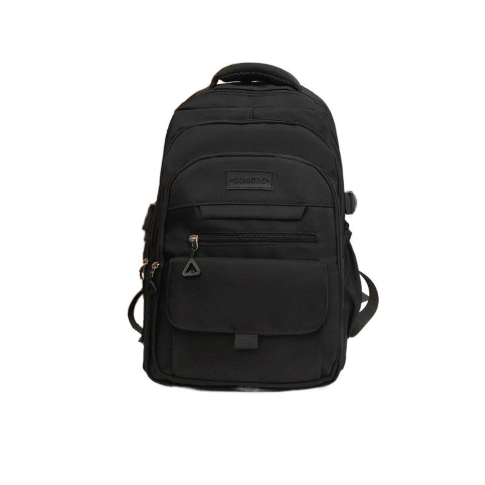 Waterproof Simple School Bags Large Capacity Girl's Backpack College Student Backpack  Travel