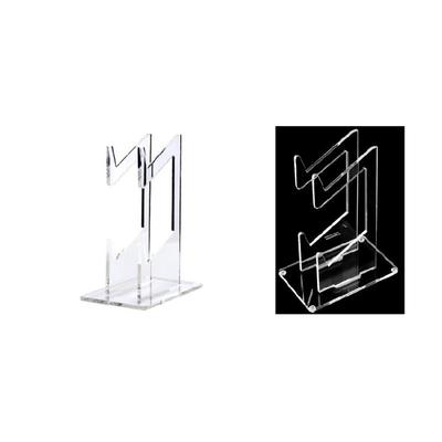 Transparentes Controller-Rack Kleine Desktop-Lösung Schützende Abgewinkelte Designs Controller-Display für Spielzubehör
