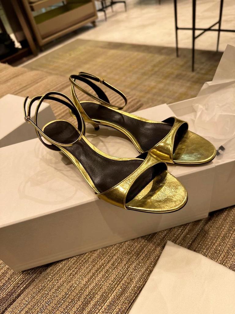 Fashion 2025 Sexy Slingbacks Women High Heels Sandals Open Toe Pumps Shoes Party Genuine Leather Wedding Shoes Office Size 34-43