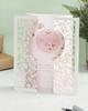 Uk greetings Carte de mariage pour lui/elle/ami Motif floral decoupe