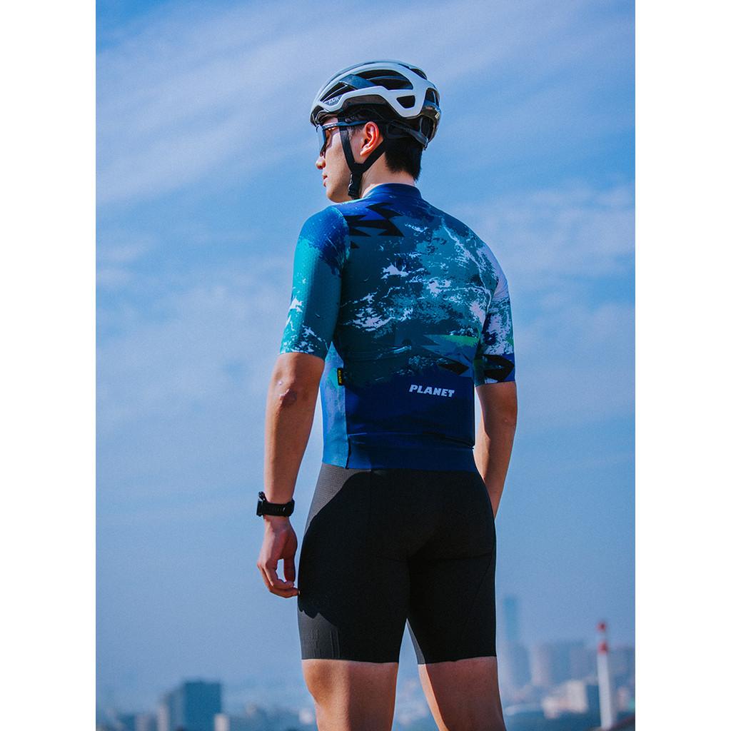 Skull Monton Heren Planet Wielershirt Powerband Wielershirt Mountainbike Shirt Sneldrogend Racefiets Shirt Uniform Bre