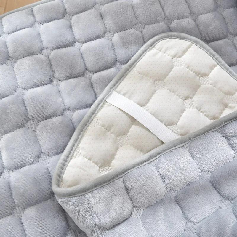 1PC Soft Velvet Rocking Chair Cushion Thicken Warm Recliner Armchair Pads for Office Nap Chair Funda Silla Living Room Balcony
