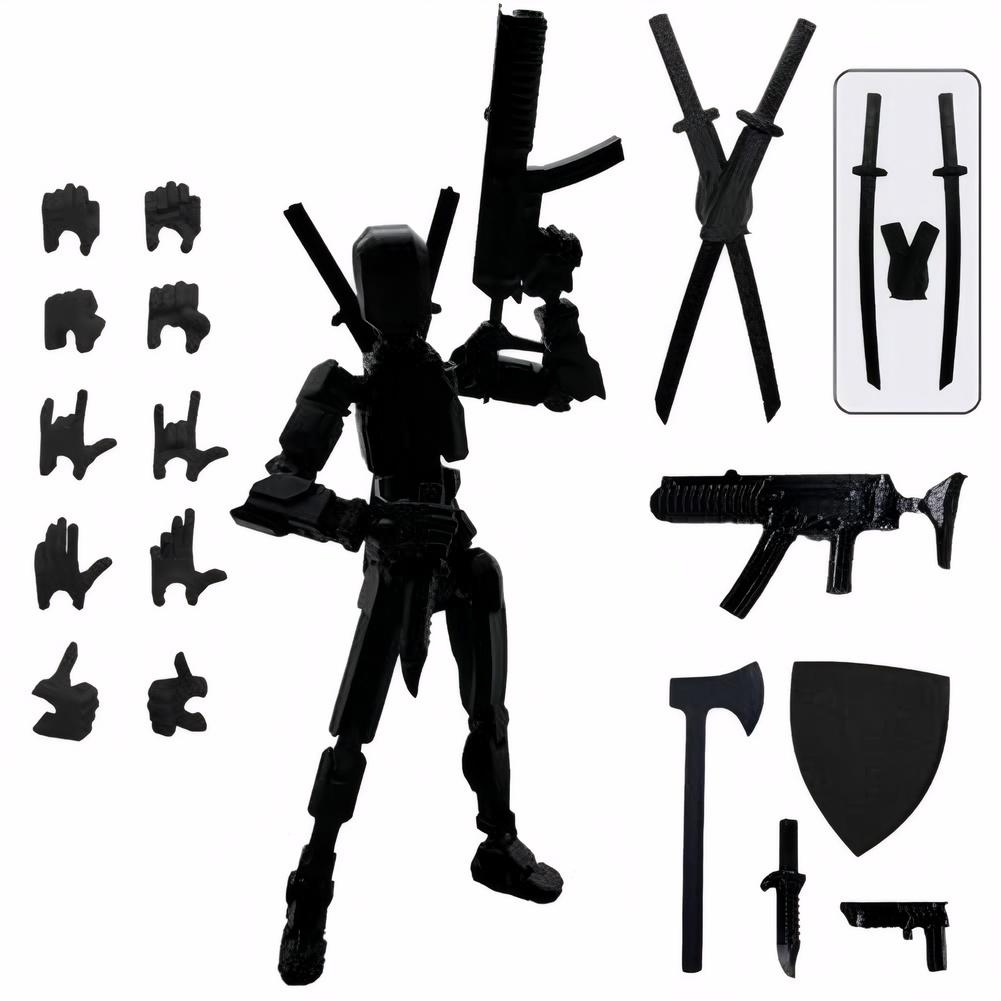 Dummy 13 Action Figure Titan Multi-Articular Robot Toys 3D Printer Movable Anime Figure Stress Relief Decompression Toy For Boy