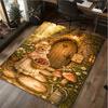 Rabbit Rug Home carpet Office Decorative Carpet For Living Room Bedroom Door Mat Floor Carpet Computer Chair Area Rug