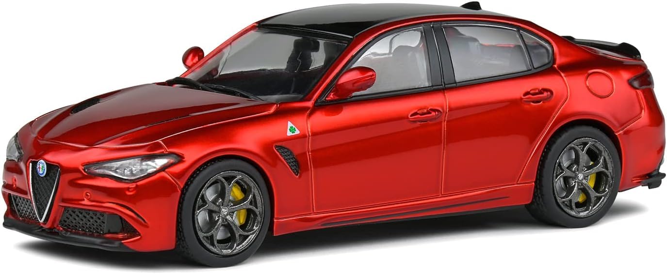 SOLIDO Масштаб 1/43 Alfa Romeo Giulia Quadrifoglio 2016 Competizione (красный) Готовый продукт S4313102 [Параллельный импорт]