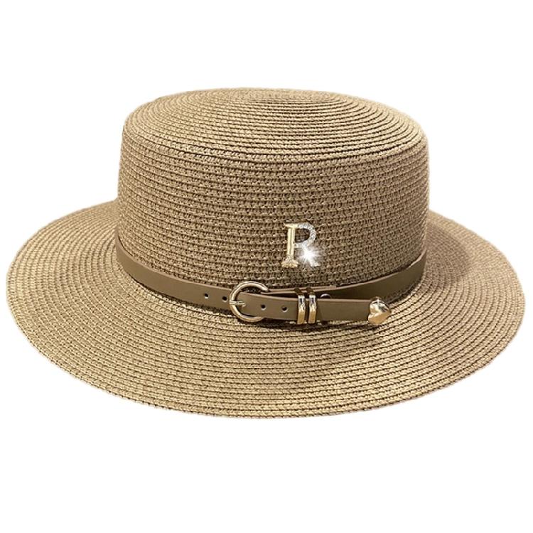 Straw Panama Hat Straw Flat Hat Summer Hat Straw Hat For Women Summer Sunhat