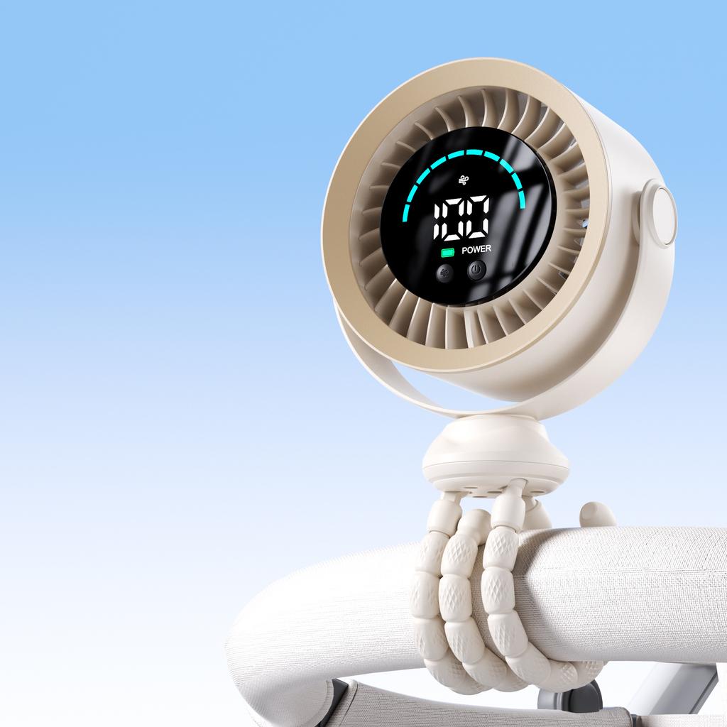 New High-speed Circulating Fan, Household Kitchen Charging Silent Desktop Turbo Small Fan, Wall-mounted Desktop Small Electric Fan