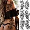 6 Sheets/set Tattoo Sticker Temporary Tattoo Small Full Arm Halloween Half Arm Animal Flower  Accessories