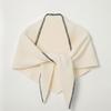 SATUR Knit Shawl Cape_Cream