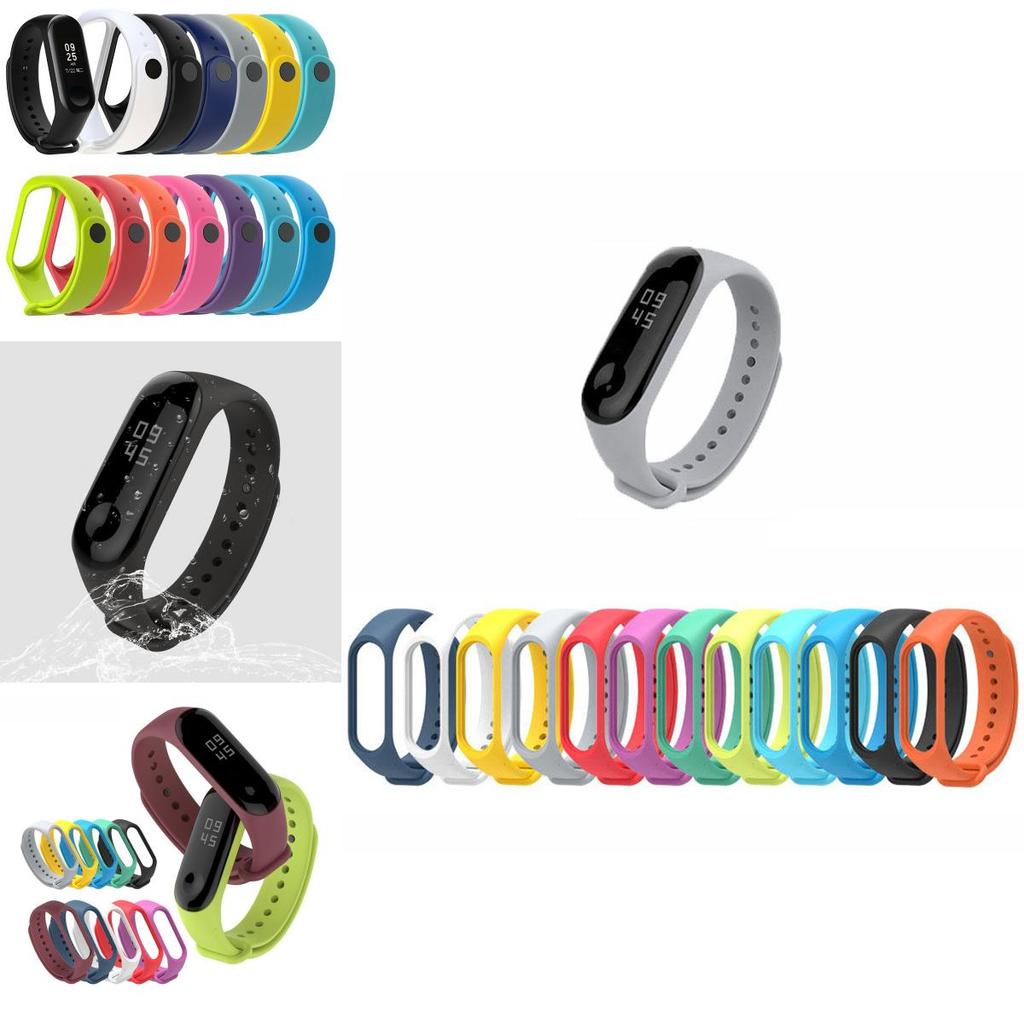 Premium Quality Xiaomi Mi Band 3 Soft Replace Wrist Band With Adjustable Length