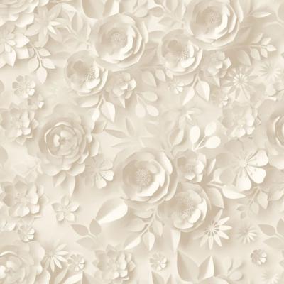 Muriva My Kingdom Flowers Textured Wallpaper