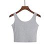 Sexy Tank Top Black Halter Crop Tops Women Summer Camis Backless Camisole Fashion Casual Tube Female Sleeveless Cropped Vest