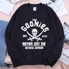 2026The Goonies Never Say Die Printing Hoody Man Hip Hop O-Neck Menswear Fashion Fitness Hoodie Crewneck Loose Fleece Sweatshirt