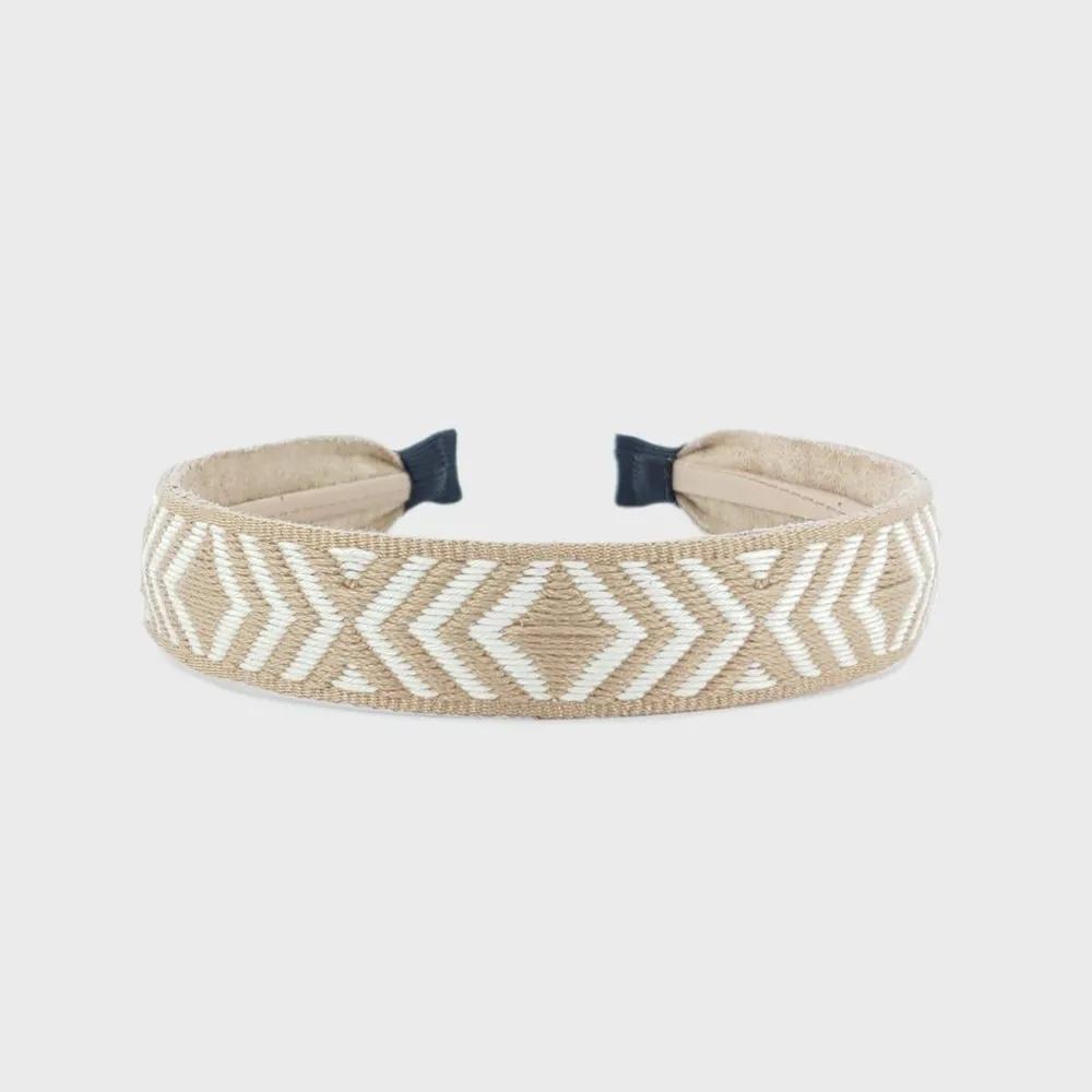 Lala Ethnic Hairband MD Beige LALAH575 3305790 D Beige