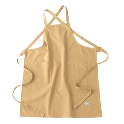 Shoulder Strap Back Cross Natural 86cm X 70cm Length X [Jubilee] Apron, Apron, jubileeapronCV005, Camel, Color, (Total Width)