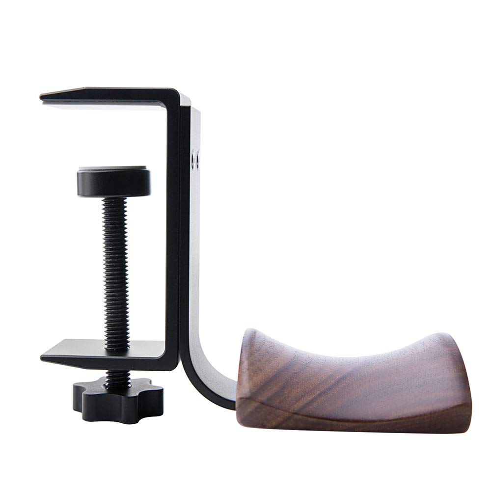 

Держатель для наушников, подставка для наушников, держатель для наушников, держатель для наушников, изготовлен из алюминиевого сплава и грецкого ореха, крепится к столу зажимом, в комплекте винты