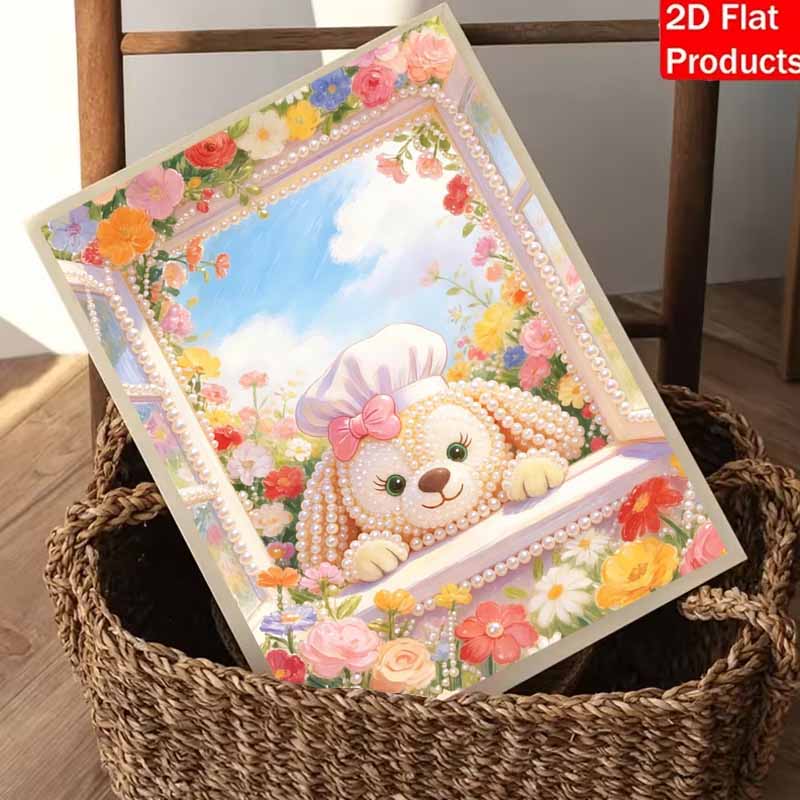 Disney Pearl Painting Painting Kit Adorable Bear Home Decor Handmade GiftsDIY Diamond Art