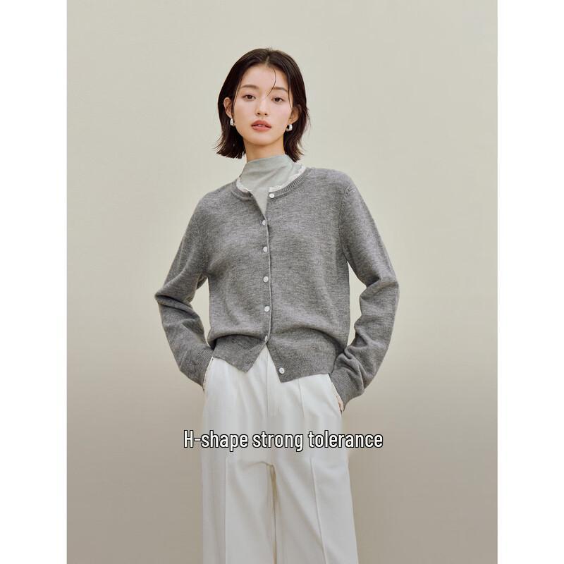 

Женский кардиган Yinman с мягким на ощупь кружевным лацканом S