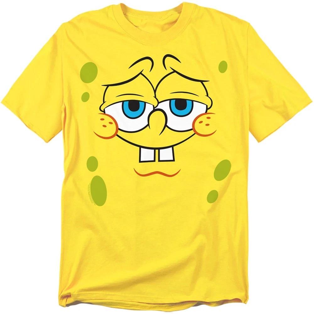 SPONGEBOB SQUAREPANTS CONFIDENT FACE Licensed Adult Graphic Tee Shirt SM-3XL 4XL