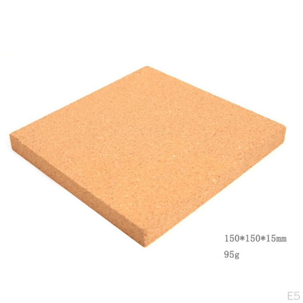 Motståndskraftiga korkkuddar runda icke-ugn