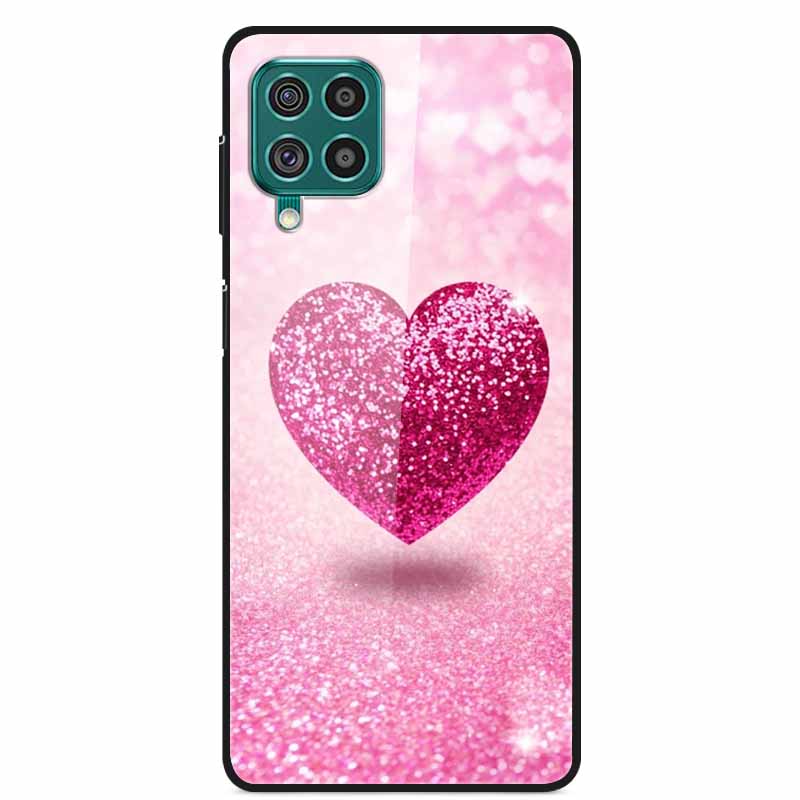 For Samsung M32 Case Tempered Glass Hard Back Cover Case For Samsung Galaxy A12 A22 M32 Phone Case Cover M 32 A 22 Funda Coque