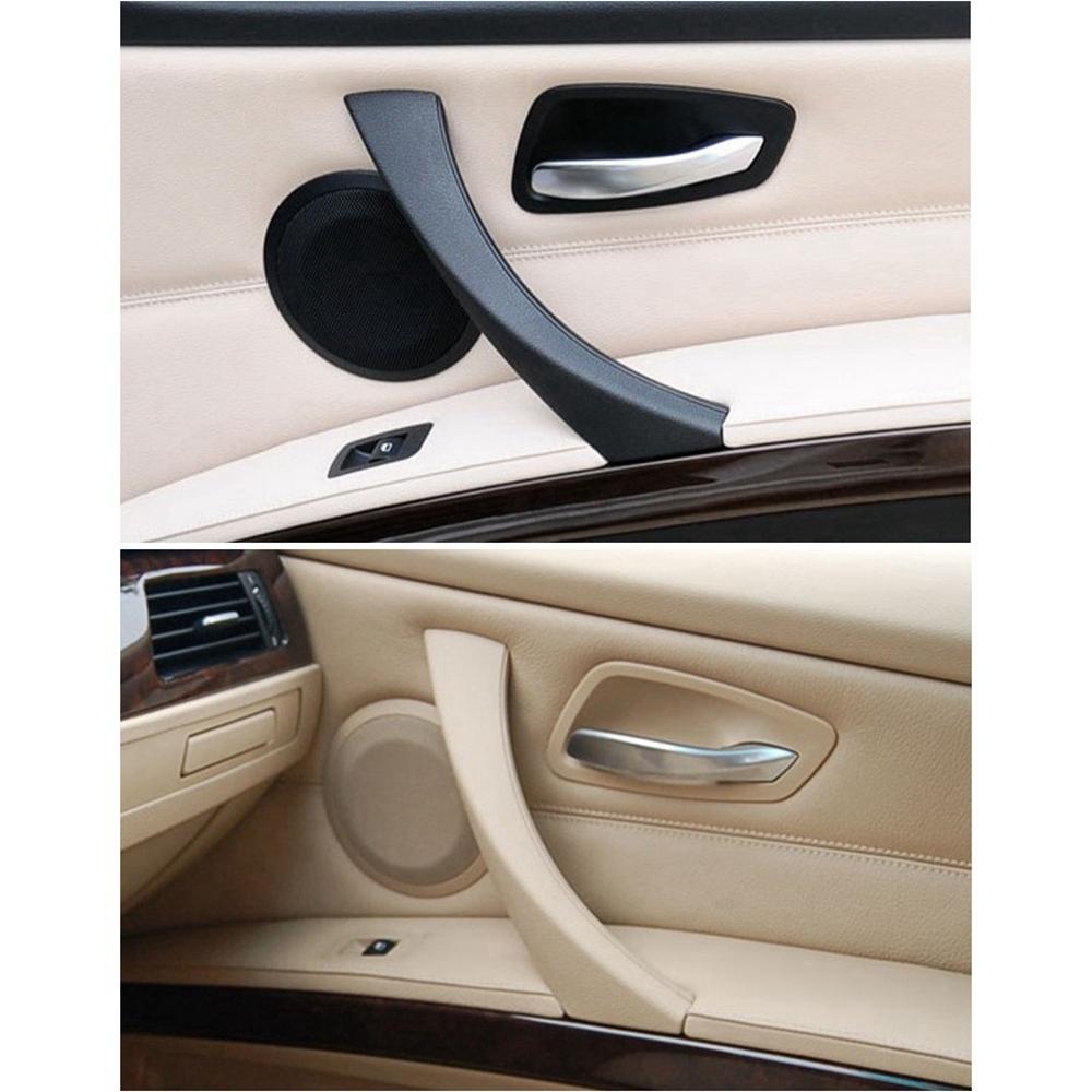 Car Interior Door Pull Handle With Cover Trim Replacement For-BMW 3 Series E90 E91 E92 2004-2012